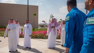 رواد الفضاء السعوديون يزورون جامعة الملك خالد