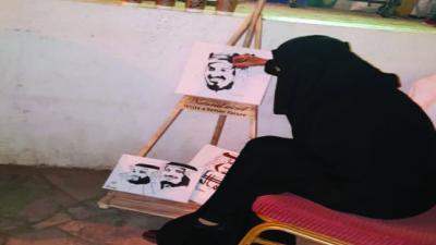 لميس آل جلاب وسارة الأحمري.. طالبتان يجمعهما فن الرسم