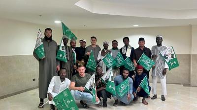 من 23 جنسية مختلفة نادي المنح يقيم فعالية "اليوم الوطني السعودي 92"