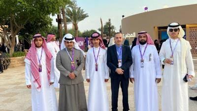 طلاب كلية العلوم والآداب بظهران الجنوب يشاركون في مؤتمر مسك العالمي